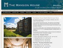 Tablet Screenshot of mansionhousebristol.co.uk